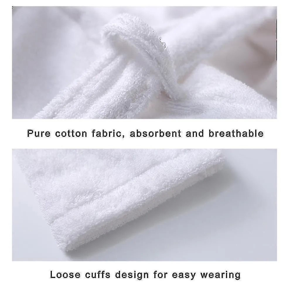 1 PCS BATA PARA NIñOS, BATA DE BAñO DE ALGODóN DE FELPA SUAVE CON CAPUCHA PARA NIñAS NIñOS  TW