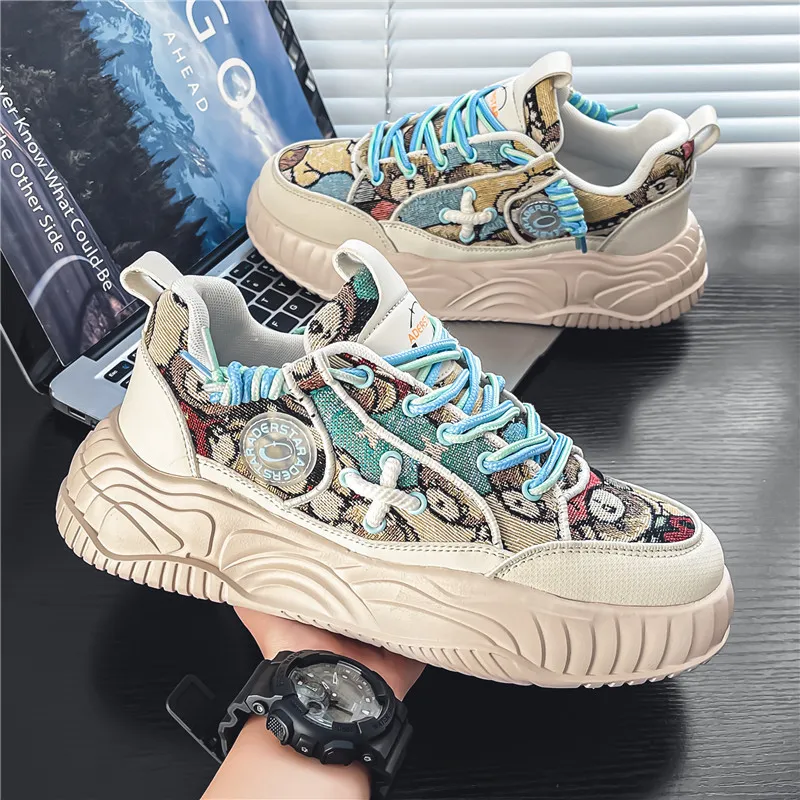 2024 nuevos zapatos de diseño de envío gratis para hombres zapatos casuales zapatos de plataforma