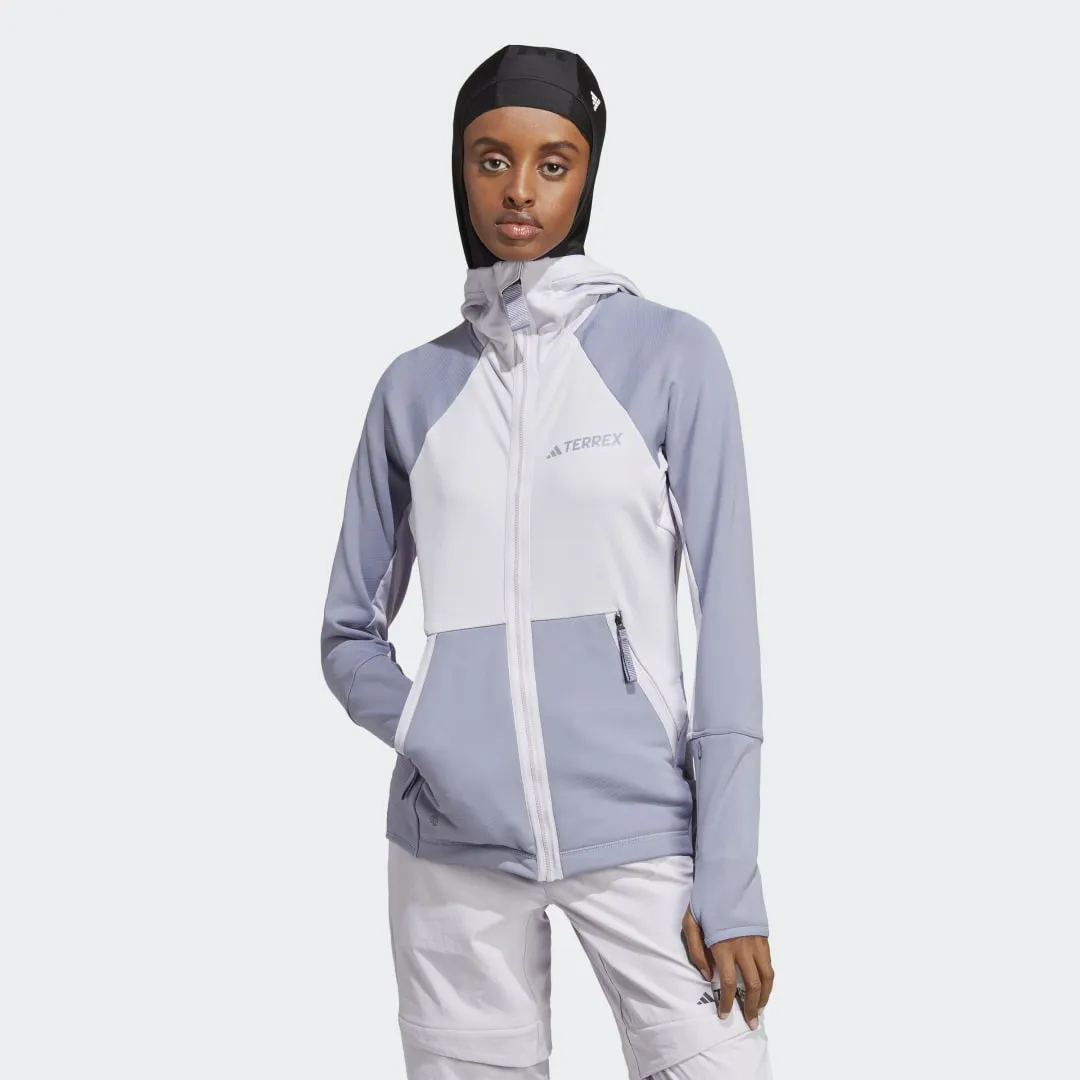 adidas Originals Terrex Tech Flooce Hooded Hiking Fleece