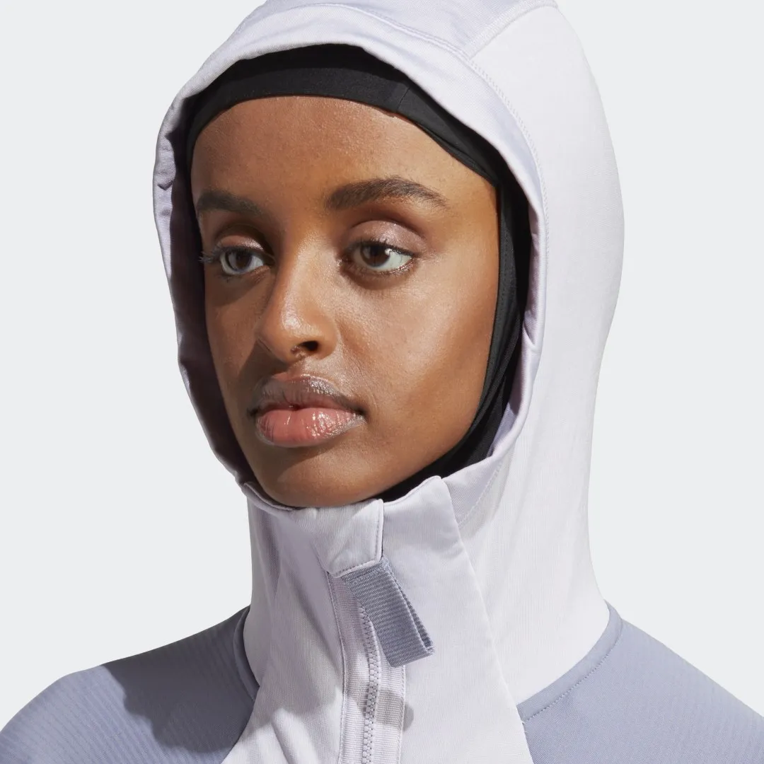 adidas Originals Terrex Tech Flooce Hooded Hiking Fleece