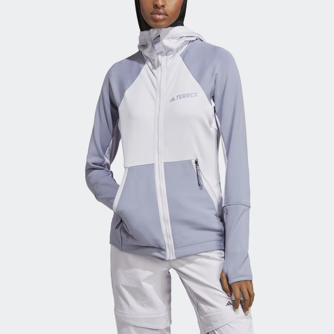 adidas Originals Terrex Tech Flooce Hooded Hiking Fleece