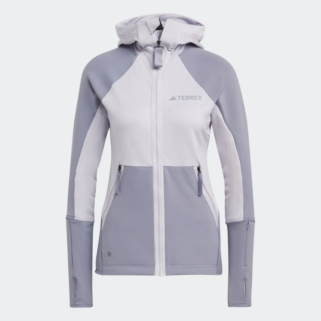 adidas Originals Terrex Tech Flooce Hooded Hiking Fleece