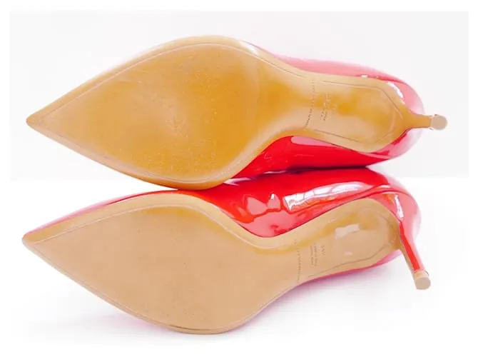 Alexandre Vauthier Raquel 105 Botines de charol rojos Roja 