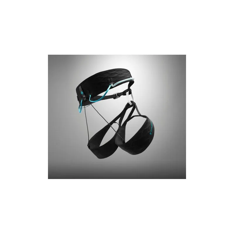 Arnés Black Diamond AirNET (Negro/Aqua Verde) Mujer