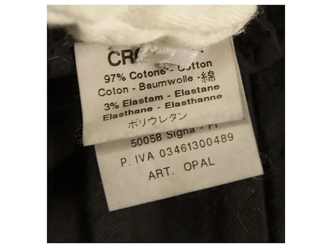 Autre Marque Crossley Pantalones cortos desgastados negros Pantalones de algodón elastano sz XS 