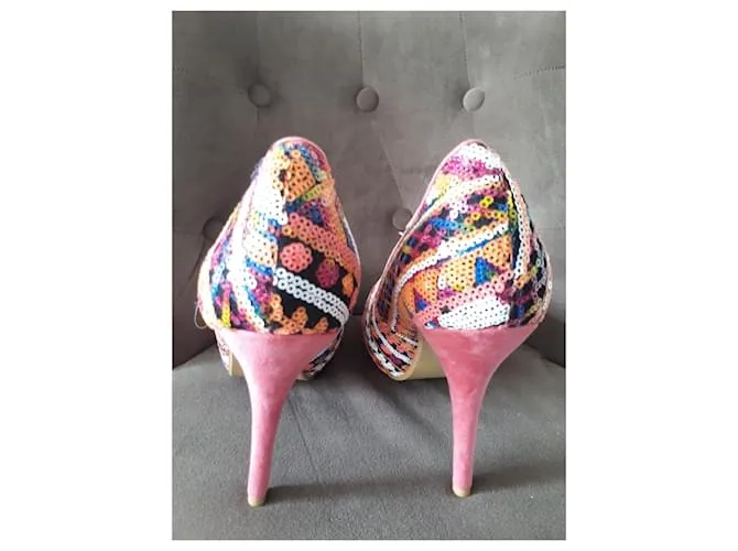 Autre Marque Nuevos zapatos de plataforma Multicolor 