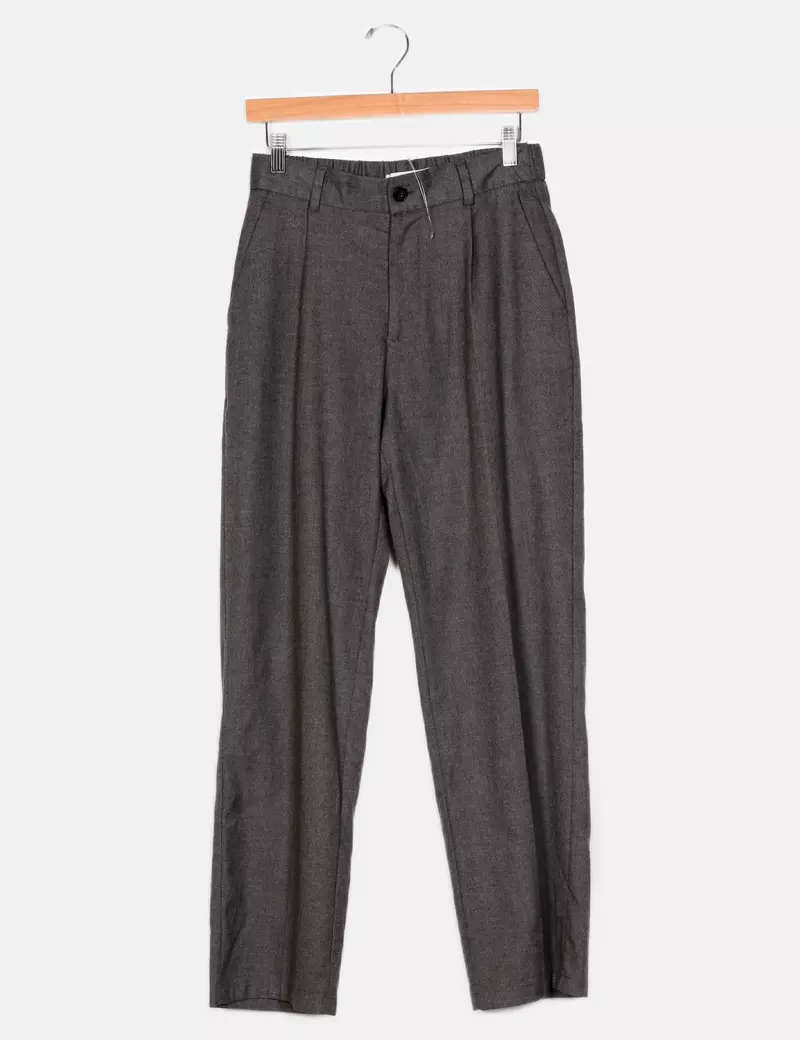 Bershka Pantalones de tela Rectos