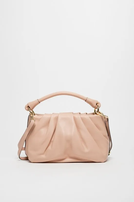 BOLSO DE PIEL VARIKA  ROSA
