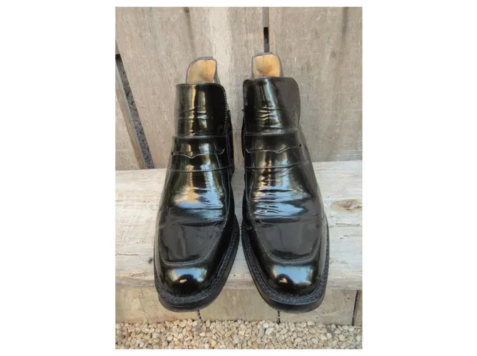 Botines de charol Free Lance p 37 Negro 
