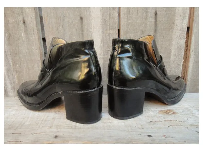 Botines de charol Free Lance p 37 Negro 