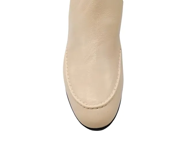 Botines de charol marfil Pierre Hardy Crudo 