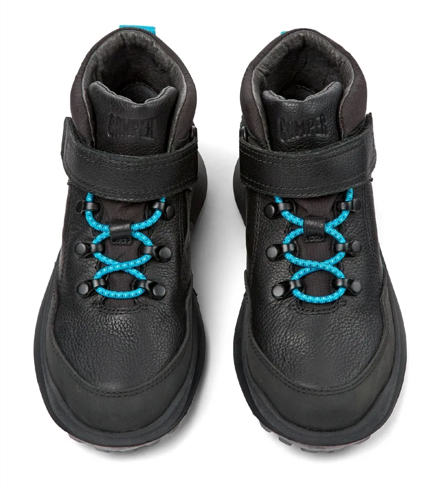 Botines de Piel Crclr negro