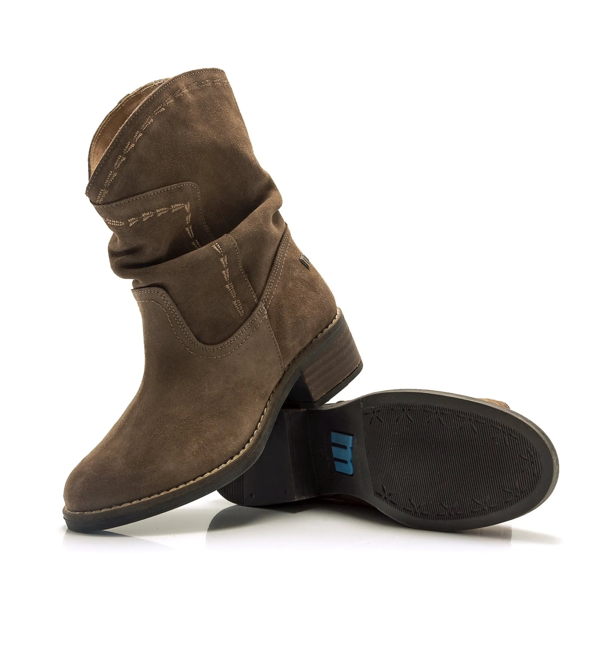 Botines de Piel Frontier marrón