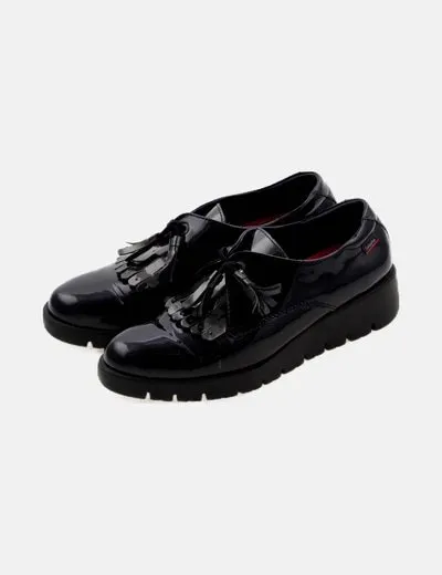 Callaghan Mocasí de charol negro