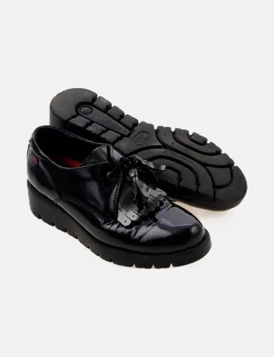 Callaghan Mocasí de charol negro