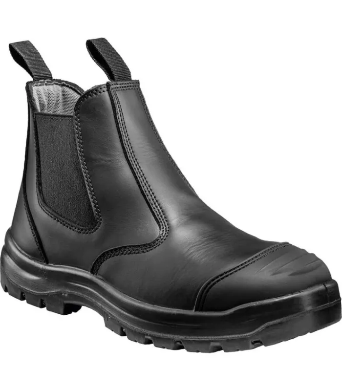 Calzado de protección Safety Dealer S1P piel flor de Nobuk y paneles elásticos PORTWEST FT71