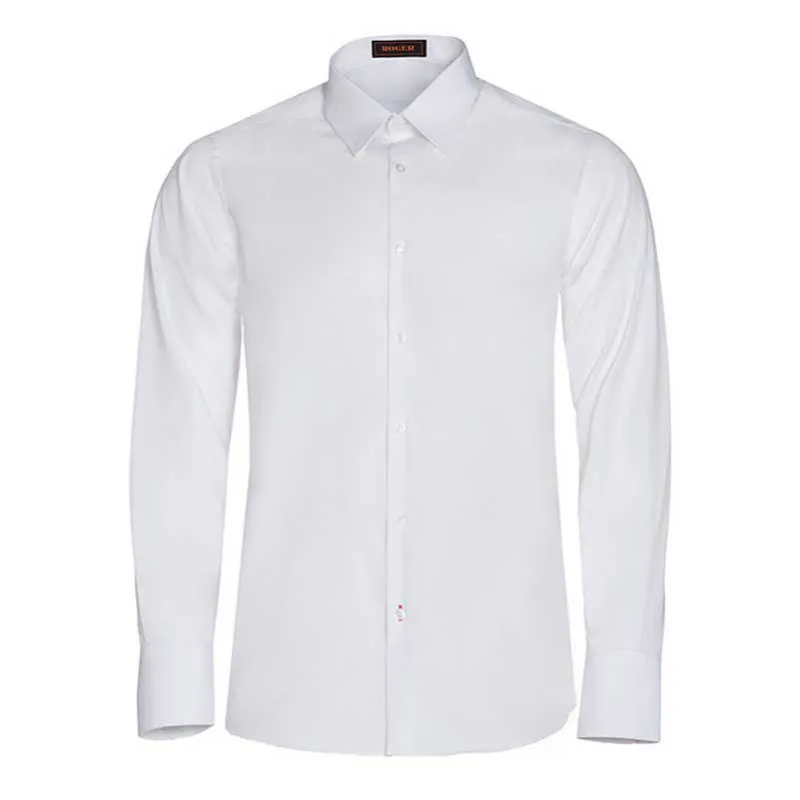 CAMISA BLANCA SLIM FIT SIN BOLSILLO BELMONDO  ROGER