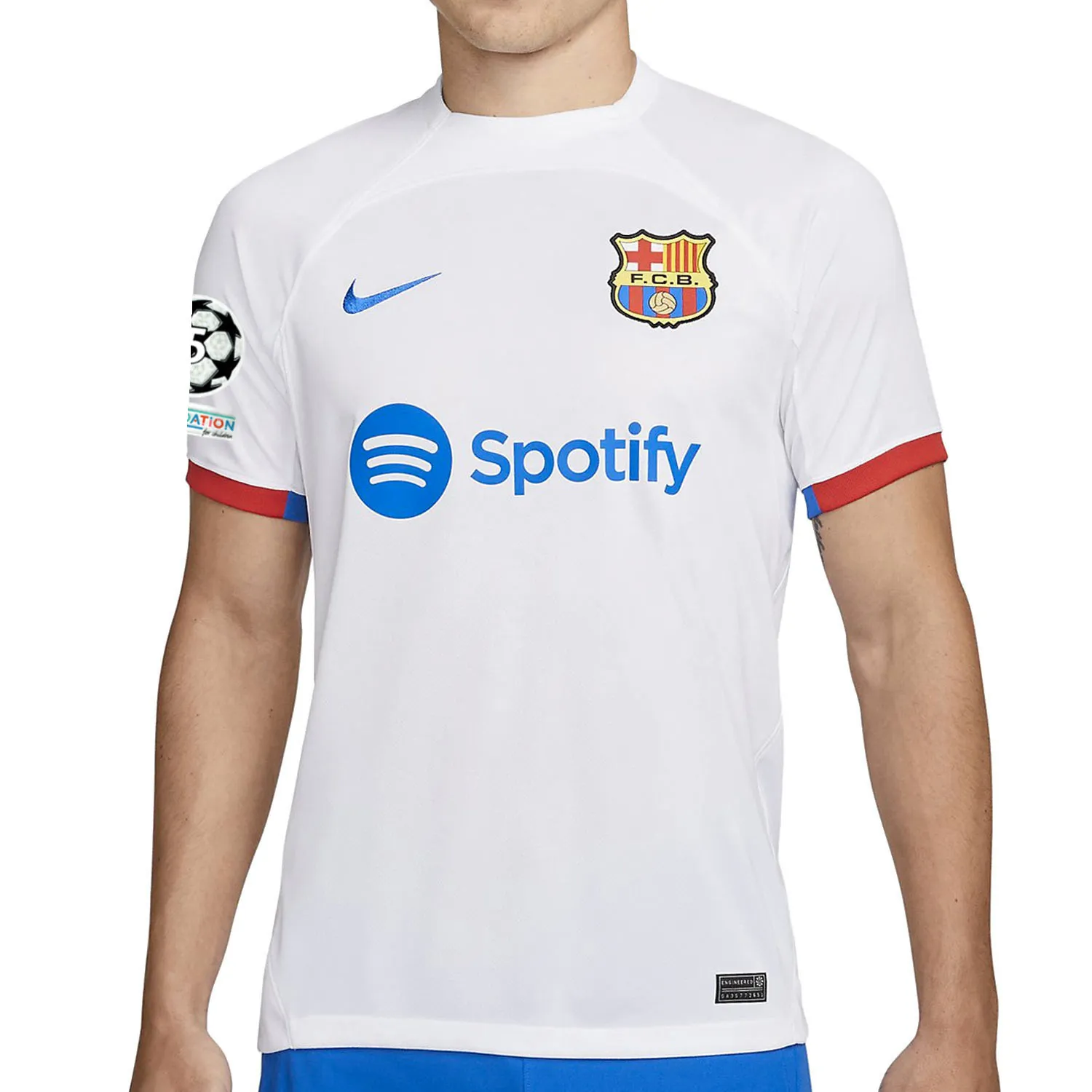 Camiseta Nike 2a Barcelona Gavi 23 24 DF Stadium P UCL