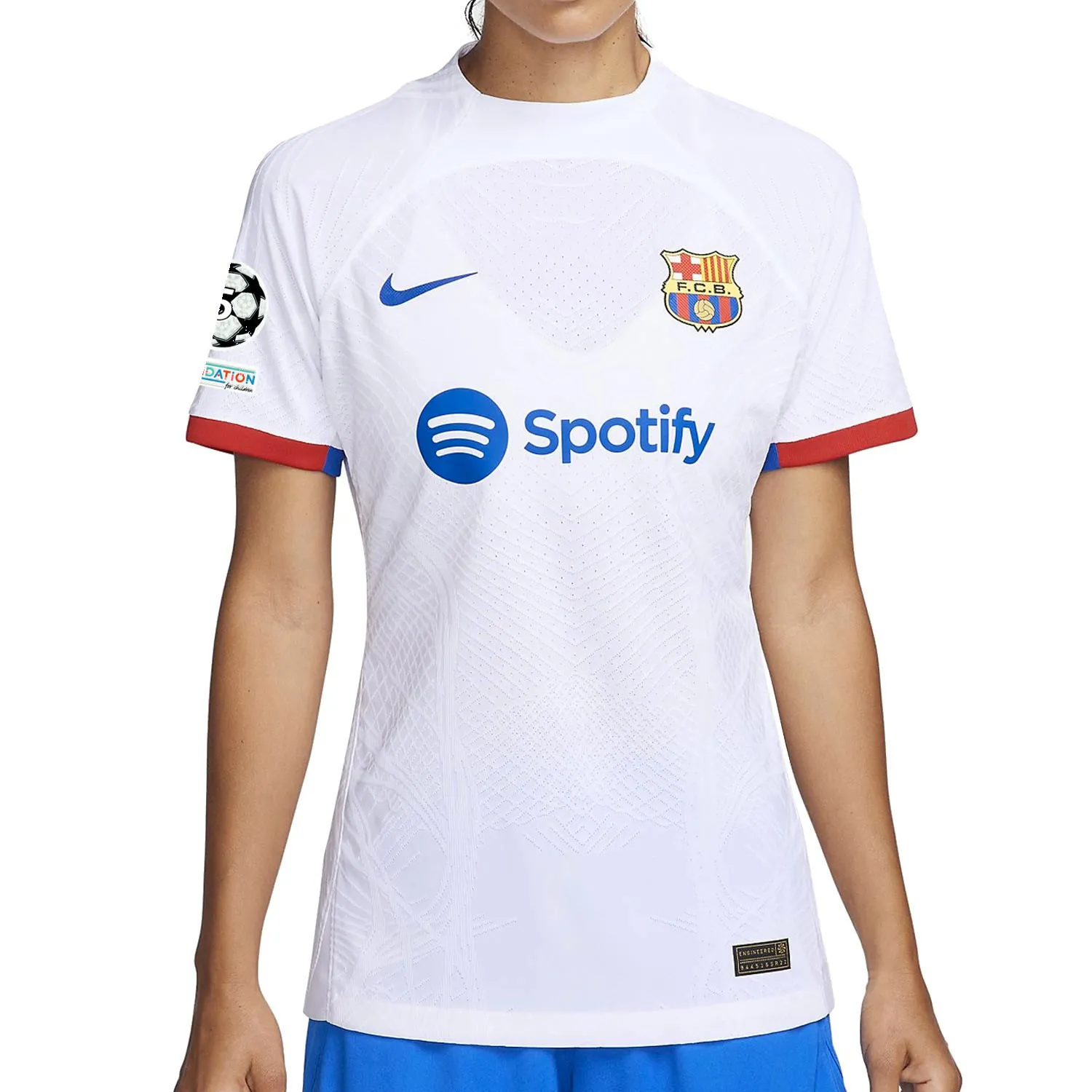 Camiseta Nike 2a Barcelona mujer R.Araujo 23 24 Match PUCL
