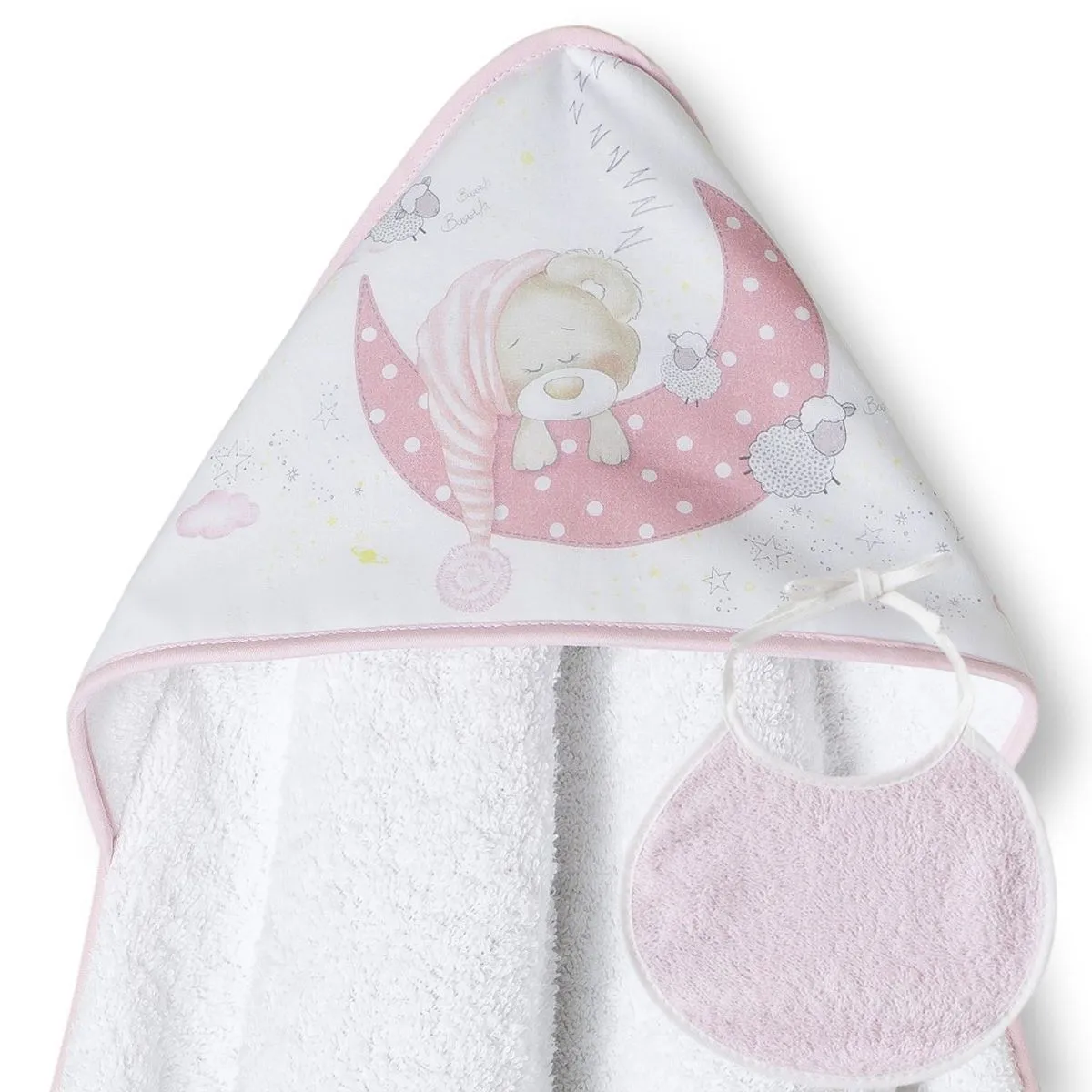 Capa de Baño Osito+Babero Interbaby