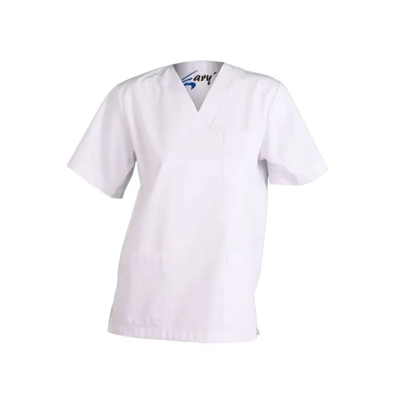 Casaca sanitaria colores manga corta unisex