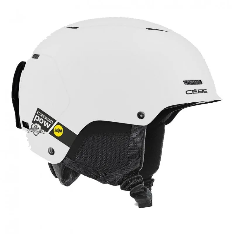 Casco de esquí Cébé Pow Mips (Blanco Mate)