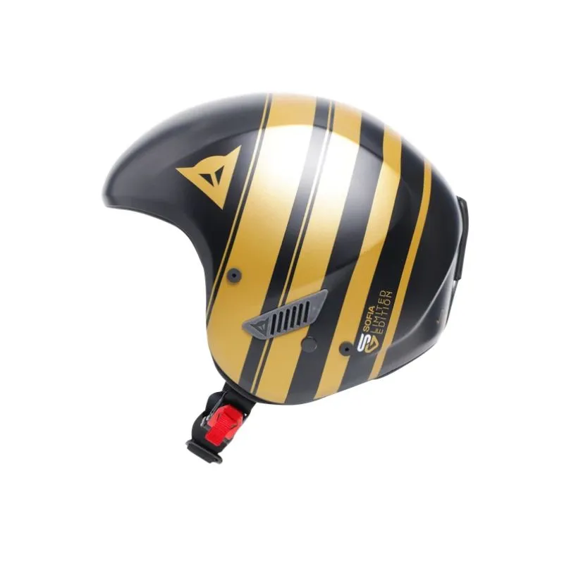 Casco de esquí de competición Dainese R001 SOFIA GOGGIA (NEGRO/ORO)