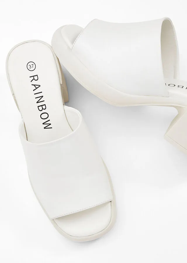 Chanceltas de plataforma Blanco