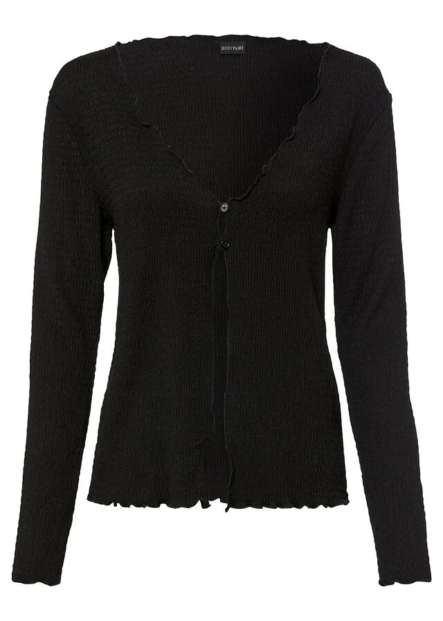 Chaqueta de algodón Negro