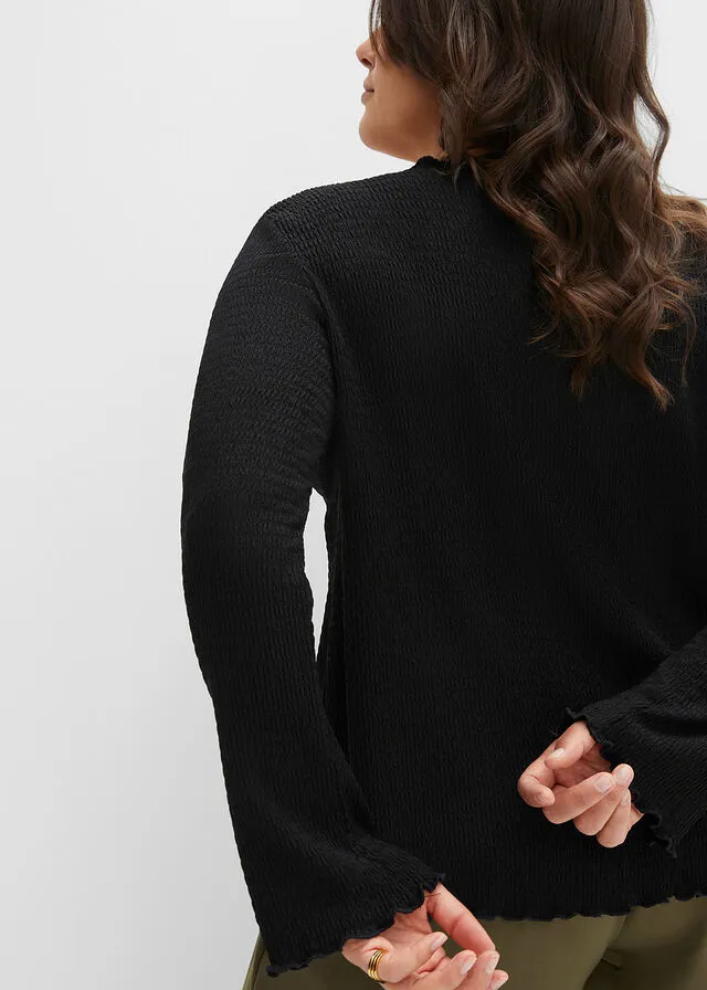 Chaqueta de algodón Negro