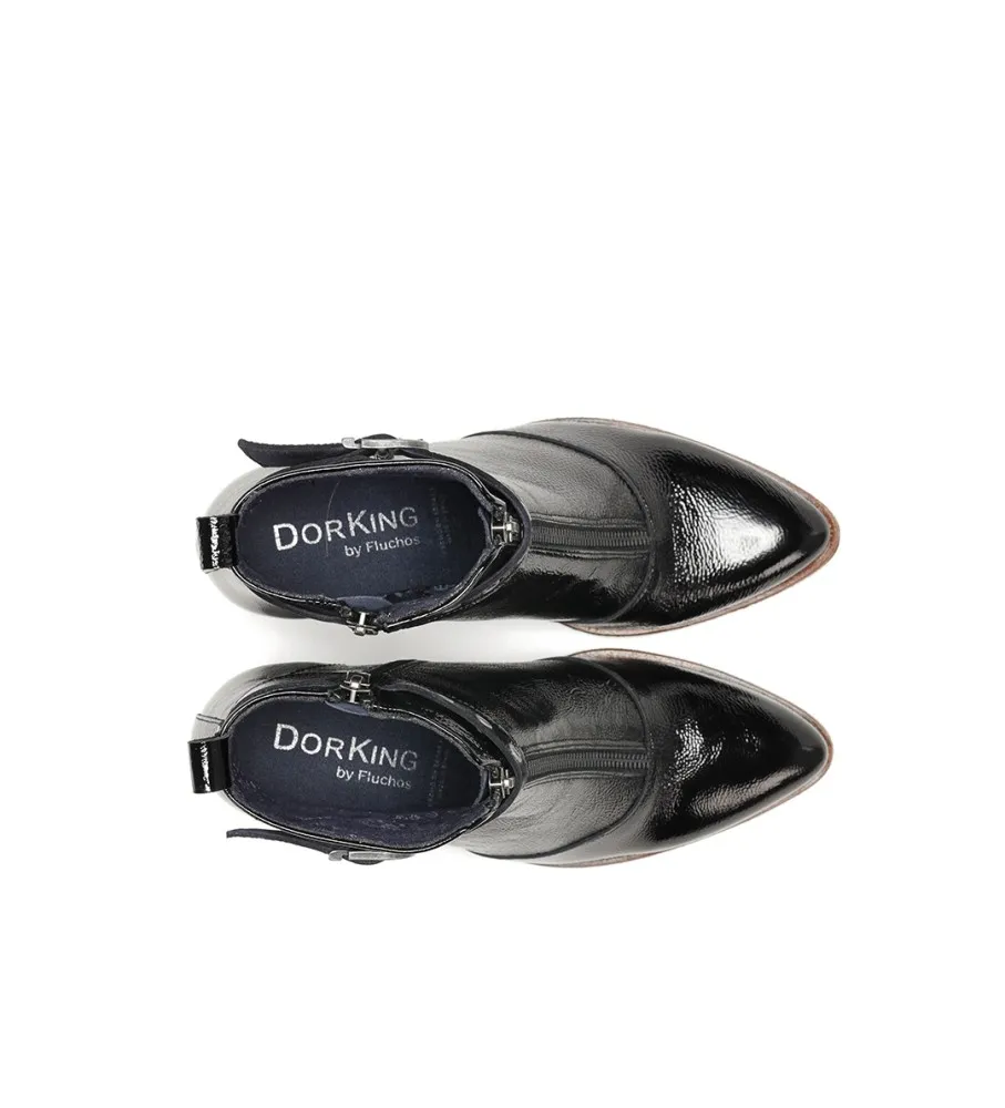 DORKING BY FLUCHOS BOTINES DE CHAROL D8300NA NEGRO