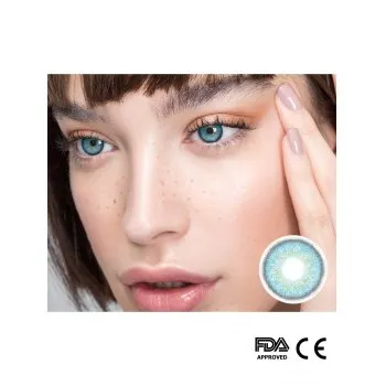 Eyemiol Hoshino Lentes De Contacto De Color Azul 0.00/6 Meses