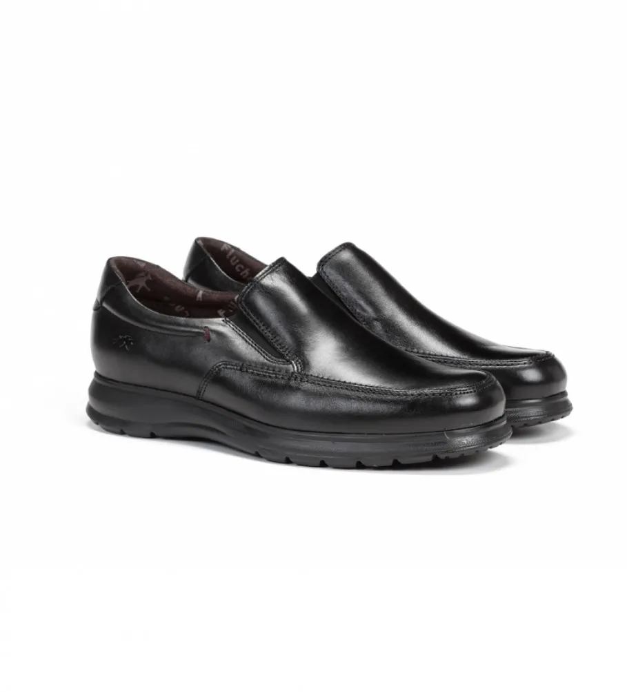 FLUCHOS ZAPATOS DE PIEL ZETA F0603 SOFT NEGRO