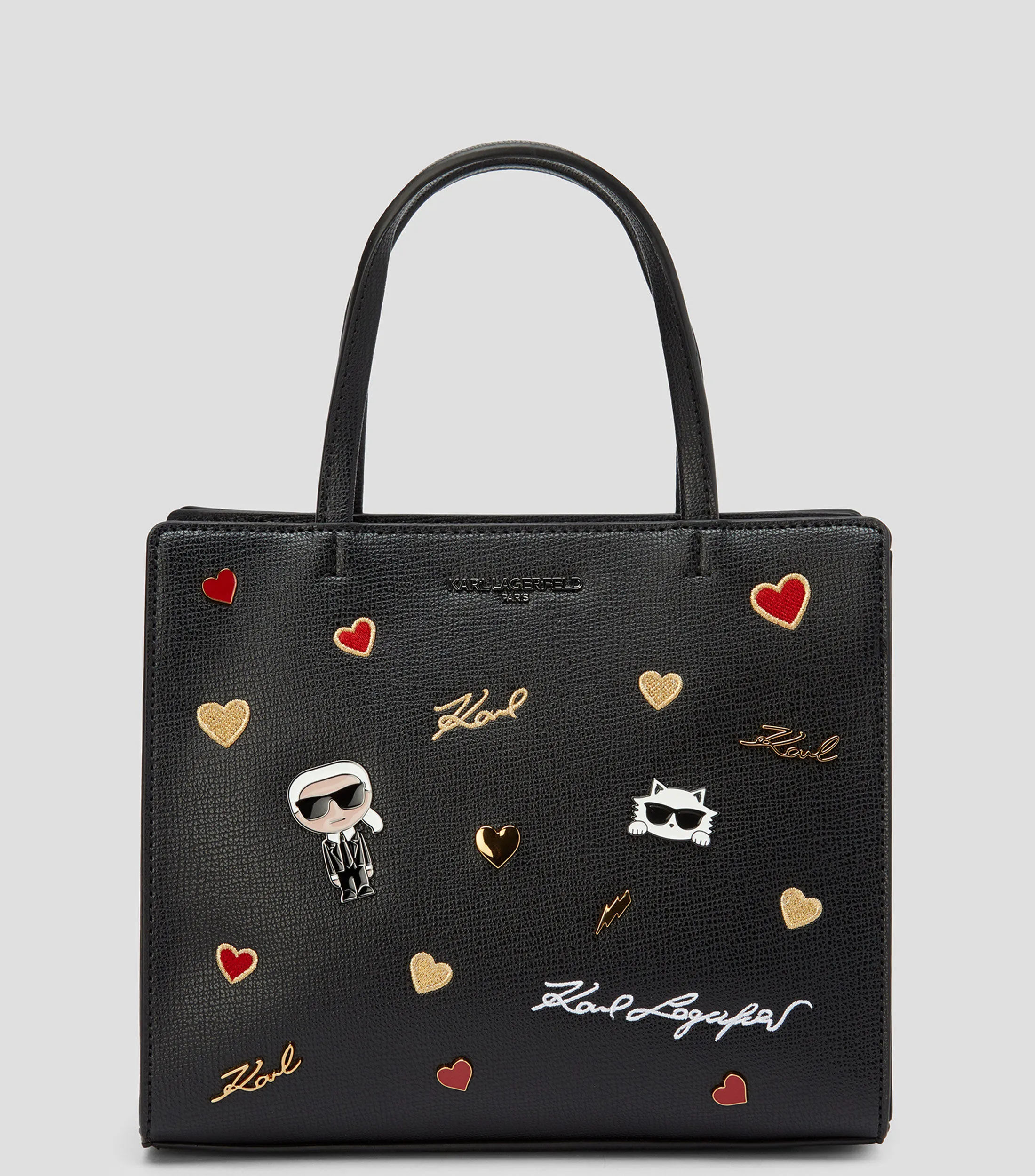 Karl Lagerfeld Bolso Satchel liso Mujer