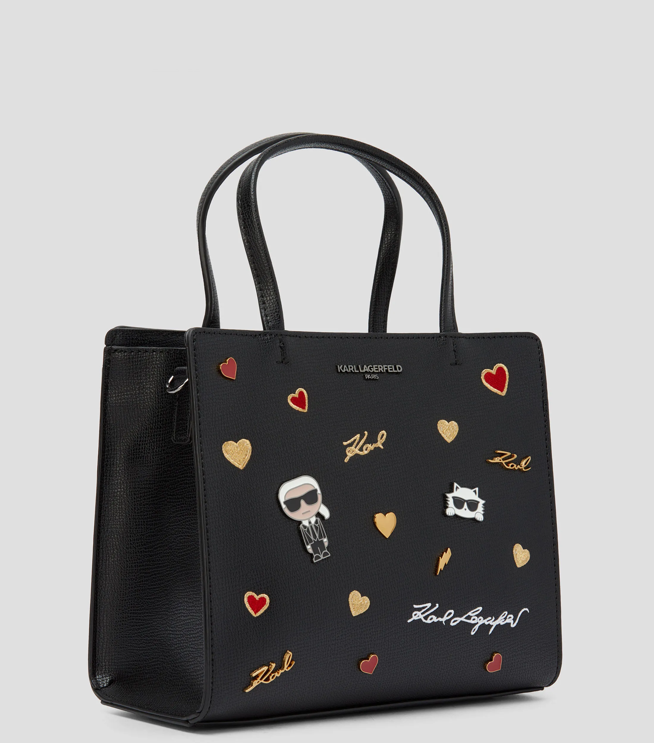 Karl Lagerfeld Bolso Satchel liso Mujer