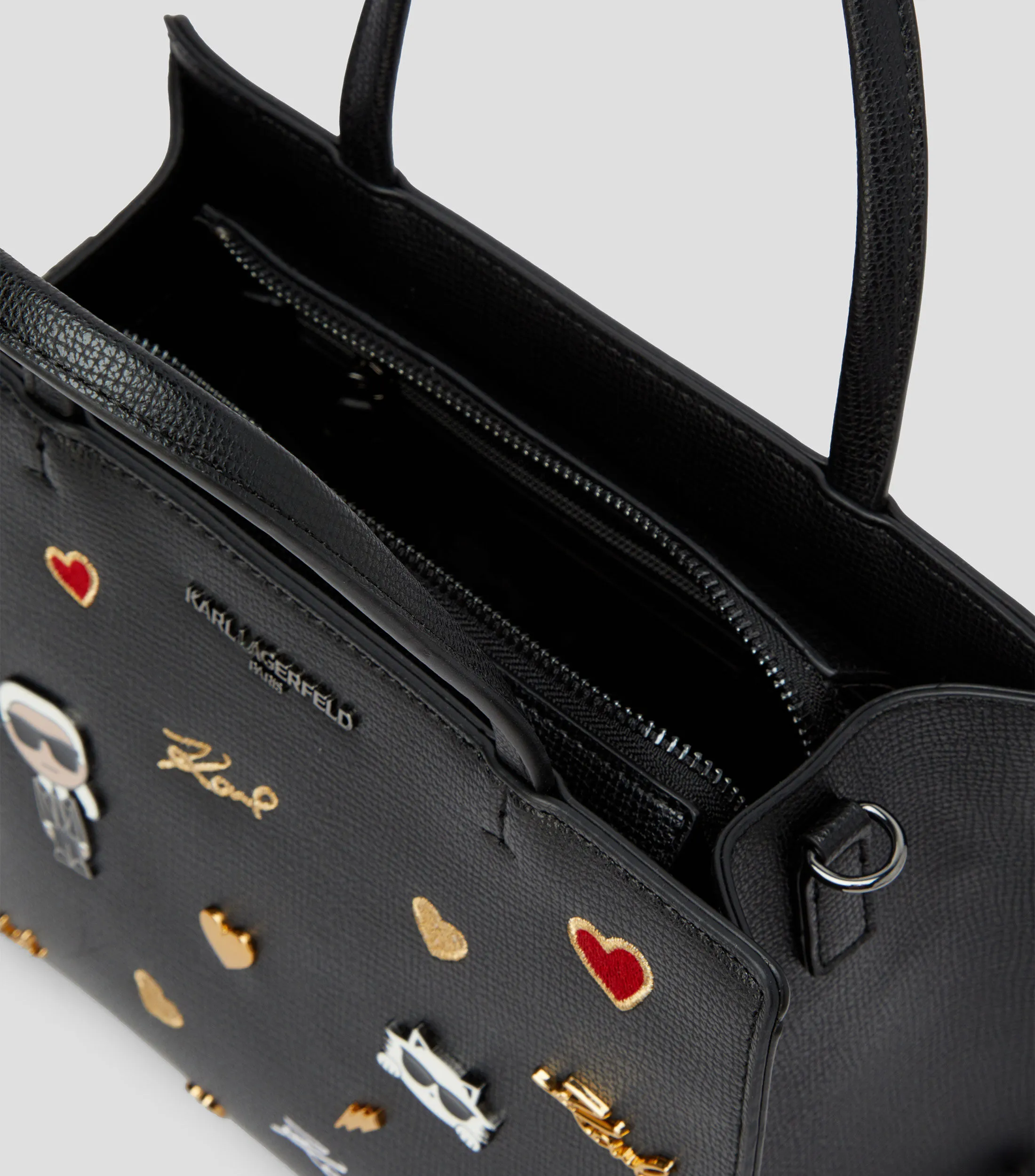 Karl Lagerfeld Bolso Satchel liso Mujer
