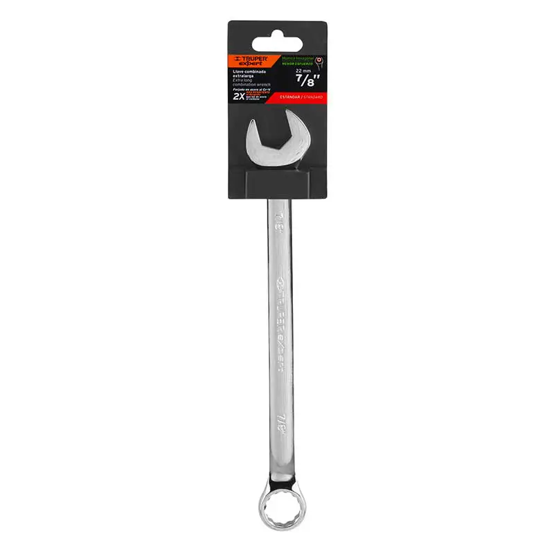 Llave Combinada Extra Larga Truper 15600 Expert 7/8 pulg
