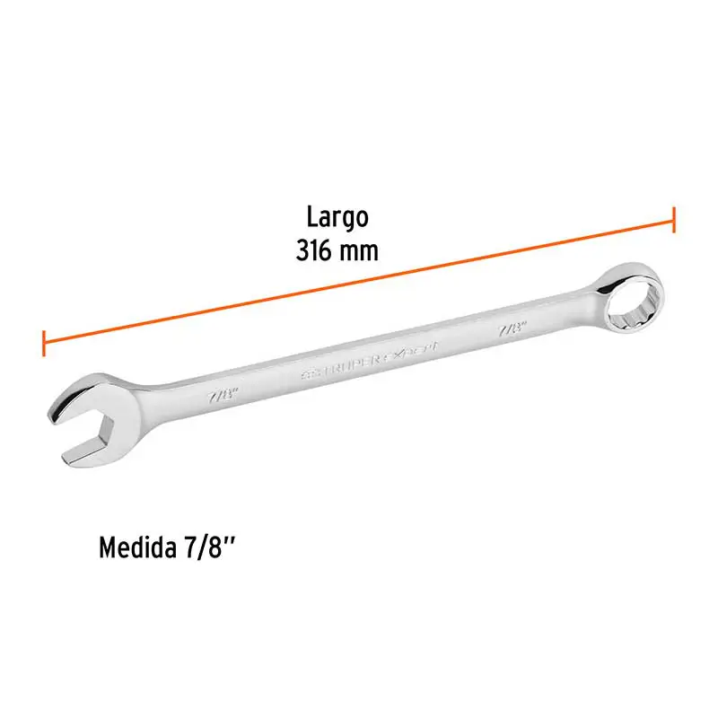 Llave Combinada Extra Larga Truper 15600 Expert 7/8 pulg