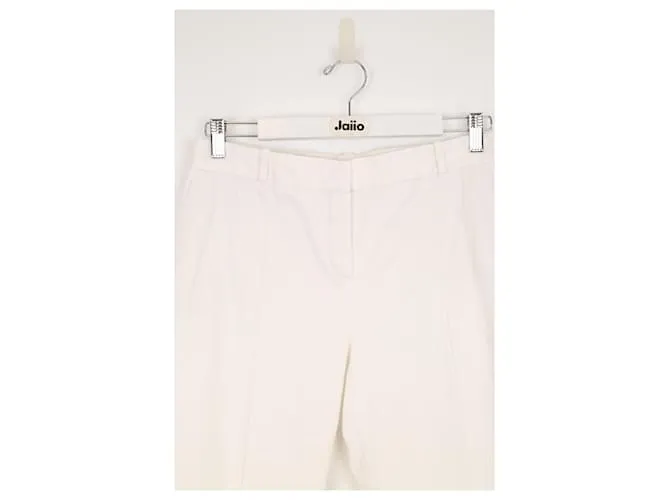 Loro Piana Pantalones de algodón Blanco 