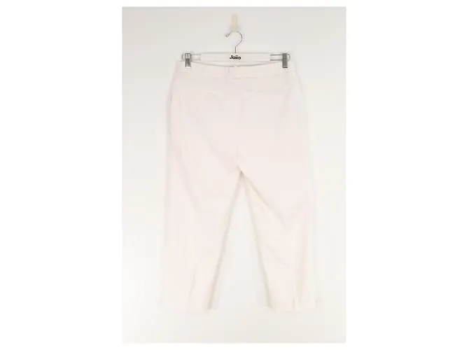Loro Piana Pantalones de algodón Blanco 