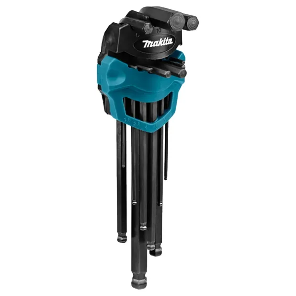 MAKITA  B65894  JUEGO DE LLAVES ALLEN1,510 MM, 9 PIEZAS, CABEZA ESFéRICA