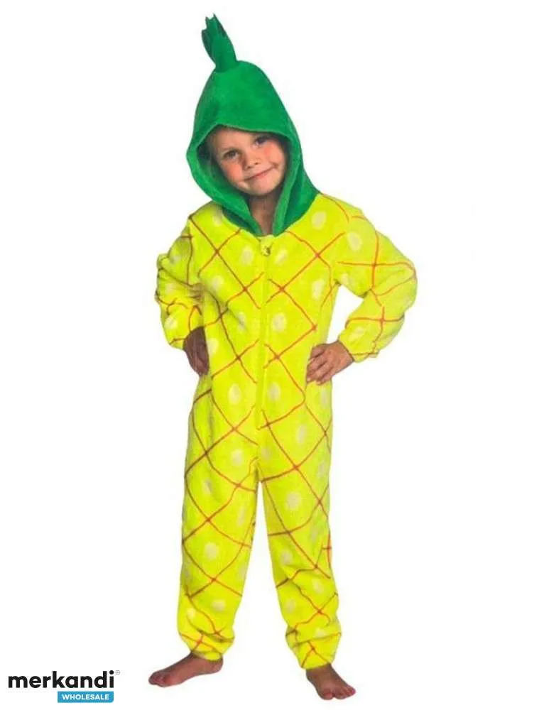 Mamelucos de piña amarilla para niños