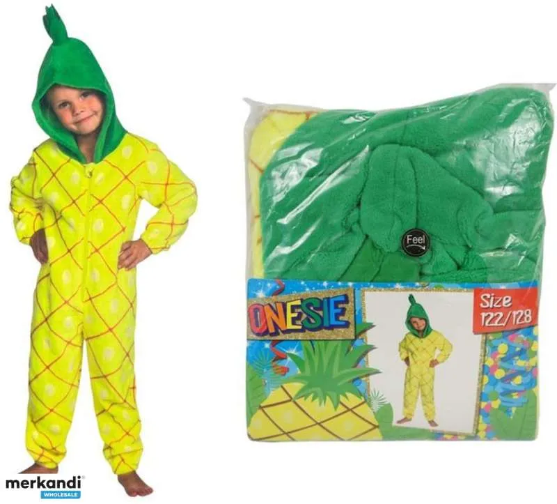Mamelucos de piña amarilla para niños