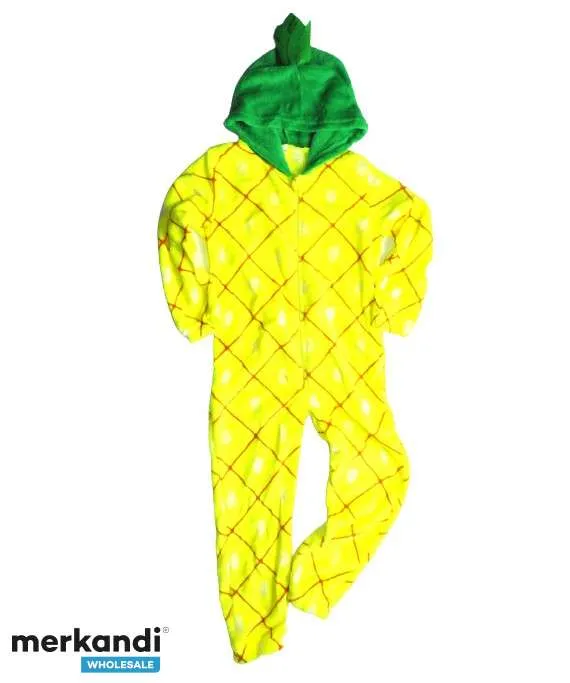 Mamelucos de piña amarilla para niños