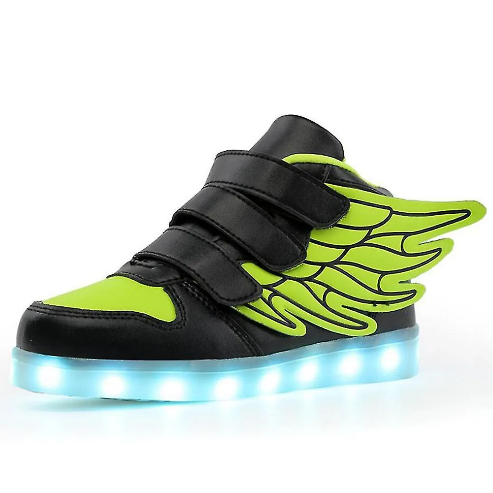 Miman Led Light Up Sneaker Con Ala USB Recargable Intermitente Zapatillas Led Zapatos de Disfraces Para Niños Pequeños Niños Niñ