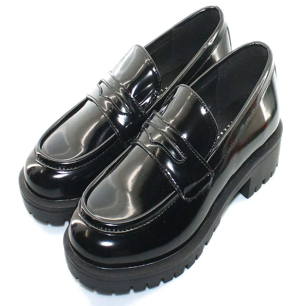 Mocasines Colegiales Para Niña Negro B&W