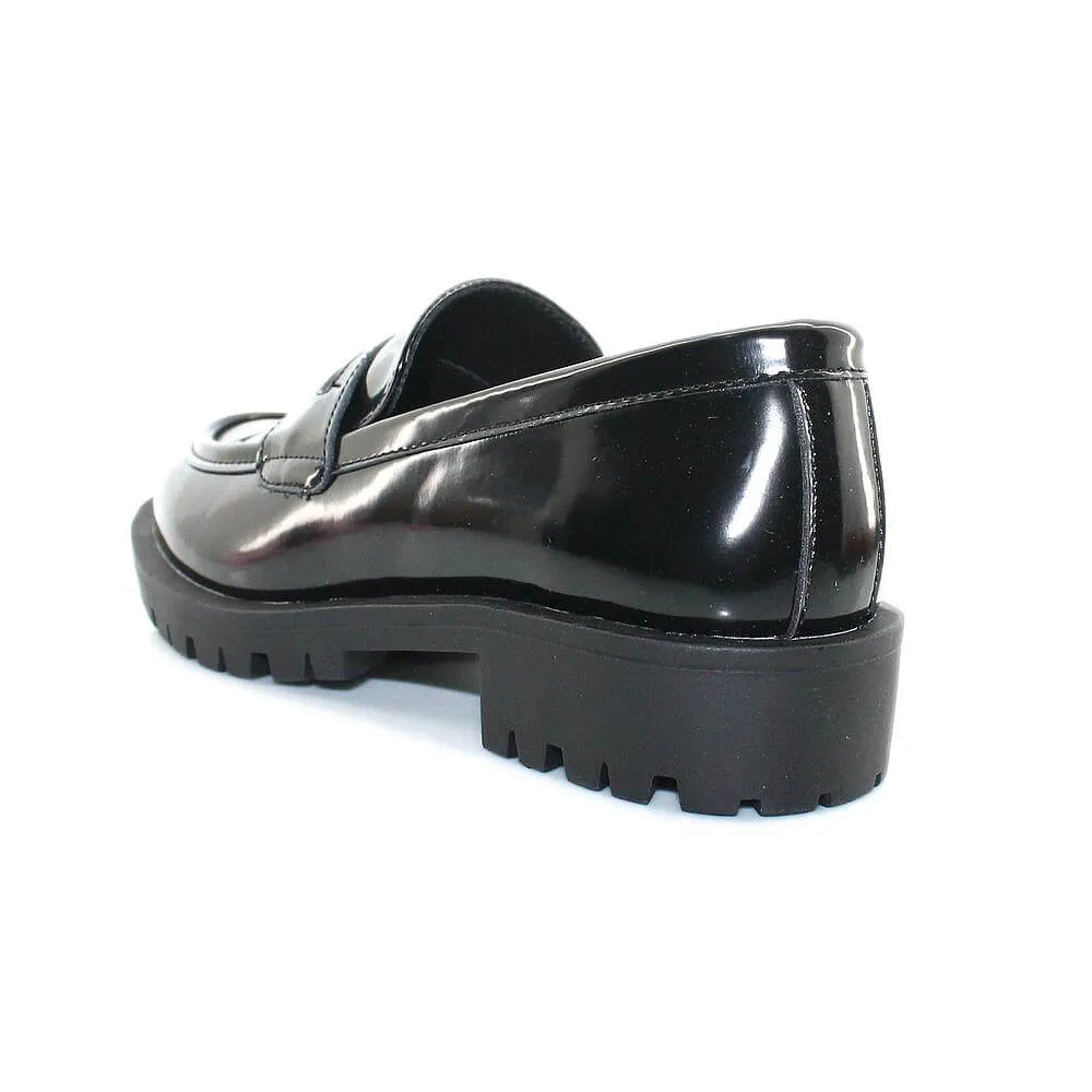 Mocasines Colegiales Para Niña Negro B&W