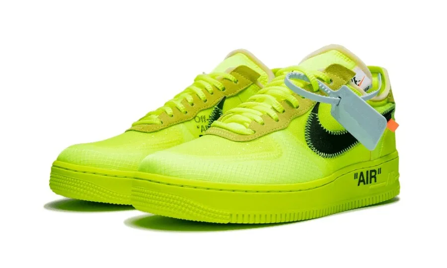 NIKE AIR FORCE 1 LOW OFFWHITE ''VOLT''