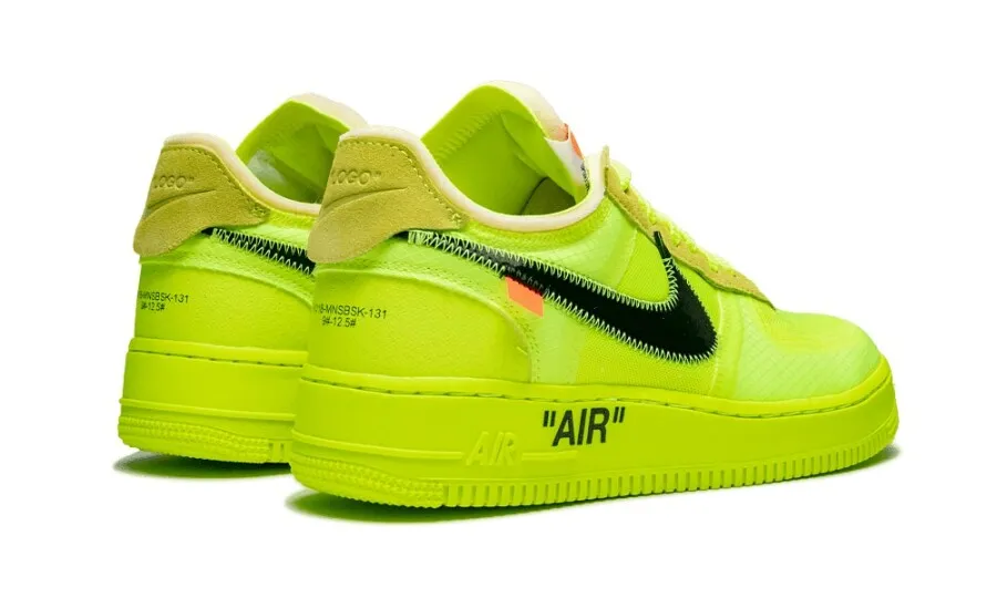 NIKE AIR FORCE 1 LOW OFFWHITE ''VOLT''