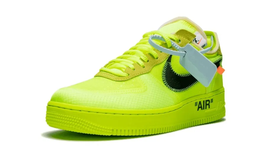 NIKE AIR FORCE 1 LOW OFFWHITE ''VOLT''